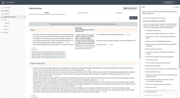 Extracted data overview with sources Extracted data overview with sources