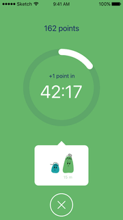iOS app, active game with 2 player