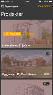 iOS App, Projects