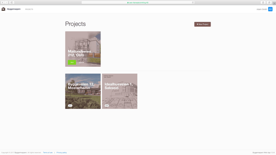 Web App, Projects